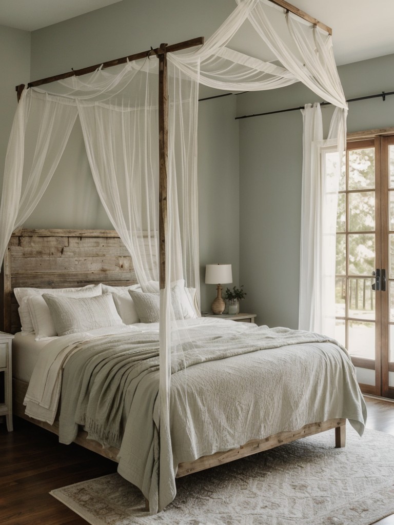 Create an Ethereal Oasis with Rustic Chic Bedroom Décor!