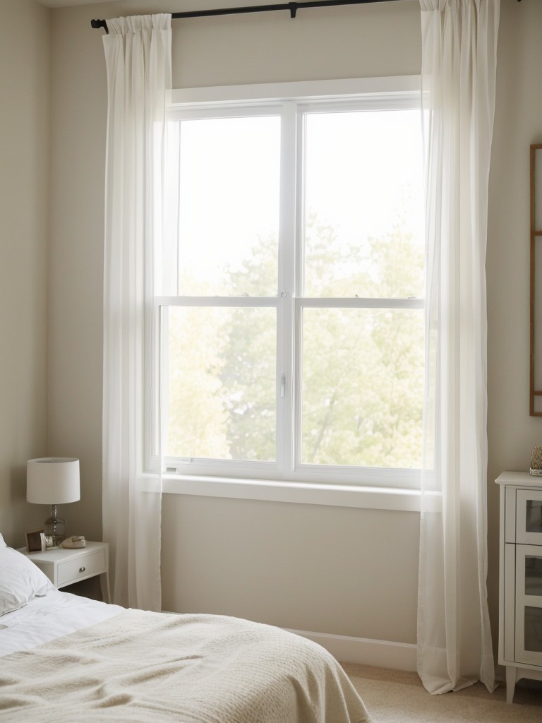 Light & Airy Bedroom Decor: Sheer Curtains for an Open Feel