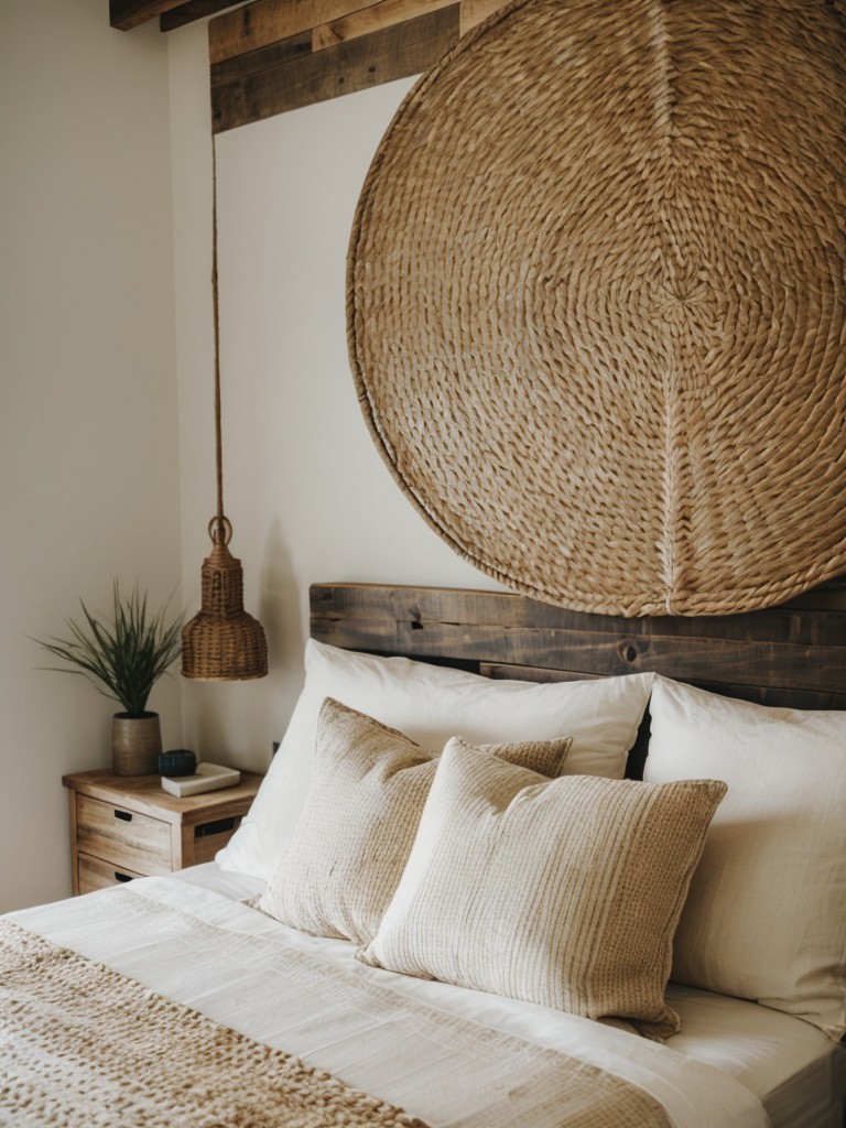 Top Apartment Bedroom Makeover Tips: Go Natural with Reclaimed Wood & Rattan!