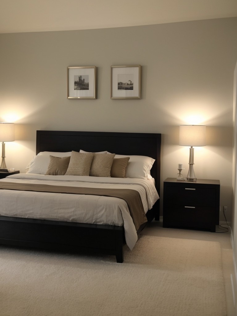 Create a Dreamy Apartment Bedroom with Adjustable Lighting