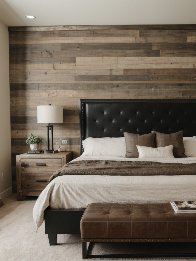 Sophisticated Modern Rustic Bedroom Decor Ideas