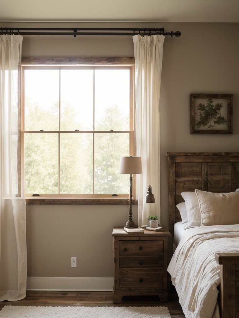 Rustic Bedroom Makeover: Let There Be Light!