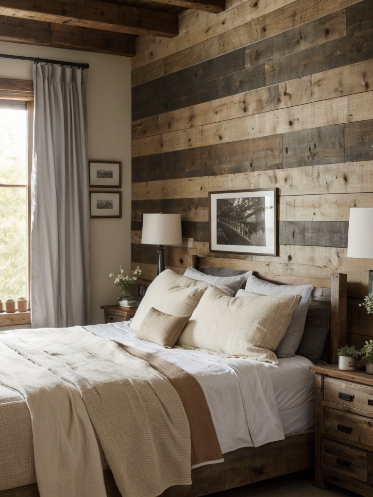 Rustic Bedroom Makeover: Vintage-Inspired Art for a Charming Space