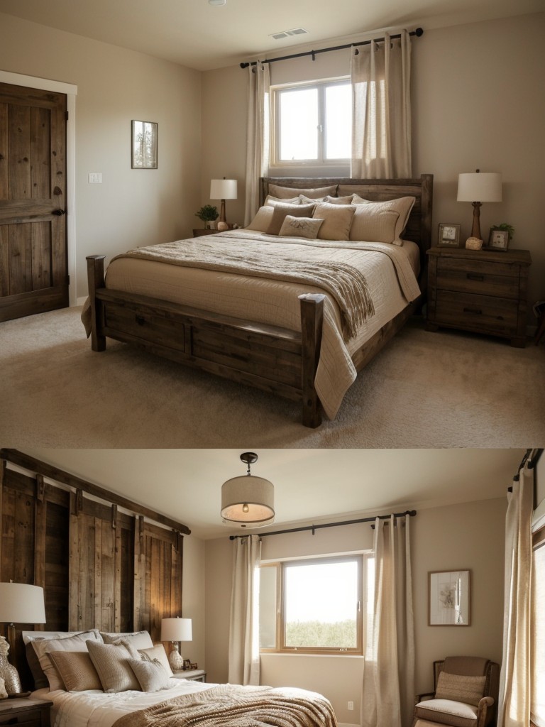 Cozy & Inviting Rustic Bedroom Makeover Ideas