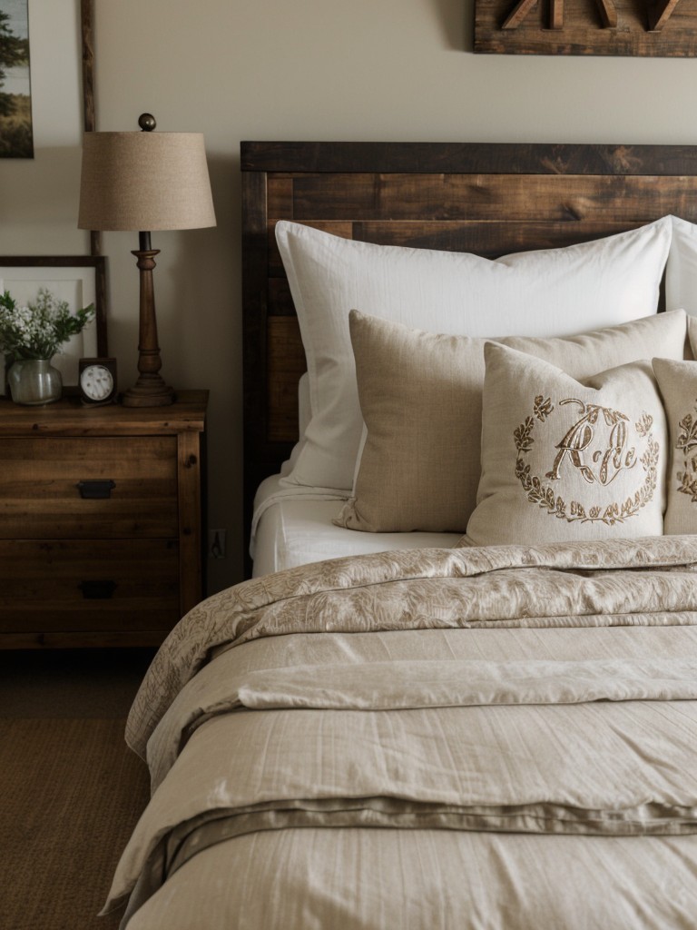 Rustic Bedroom Vibes: Customized Touches for Your Apartment!