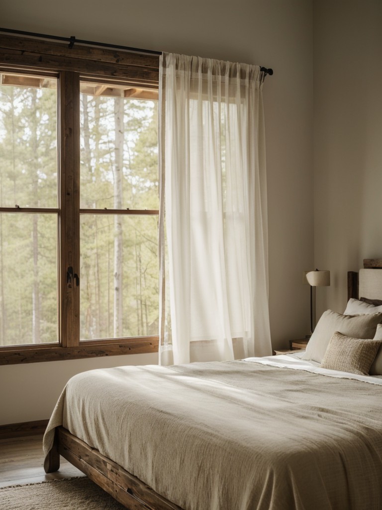 Rustic Bedroom Charm: Create Serenity in Your Apartment