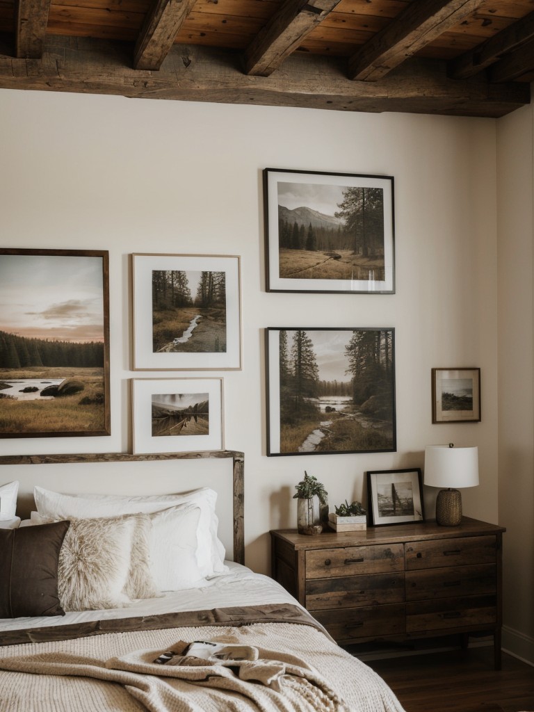 Rustic Bedroom Charm: Embrace the Wilderness in Your Apartment!