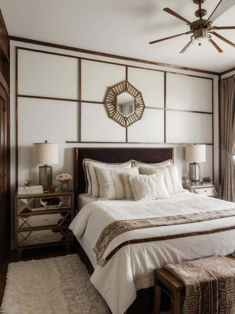 Create a Glamorous Art Deco-Inspired Bedroom with Rustic Boho Touch