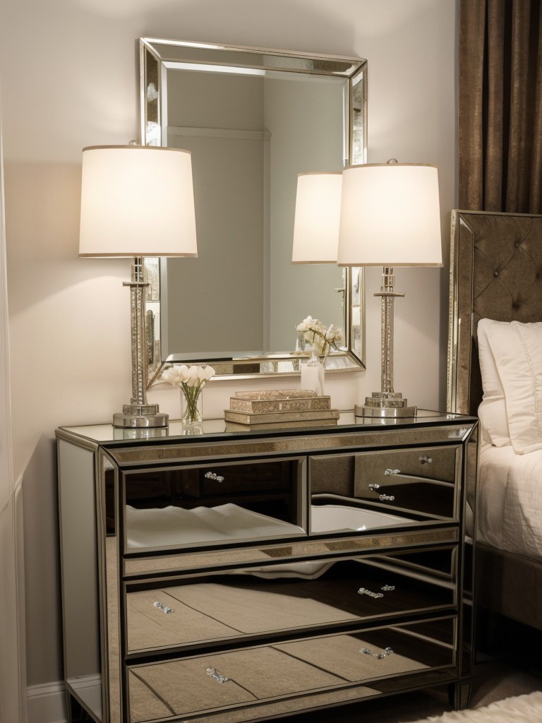 Mirrored Furniture: Illuminate and Glamorize Your Apartment