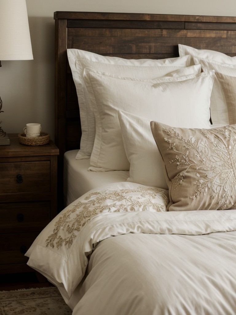 Luxurious Rustic Glam Bedroom: Elevate with High-Quality Bedding