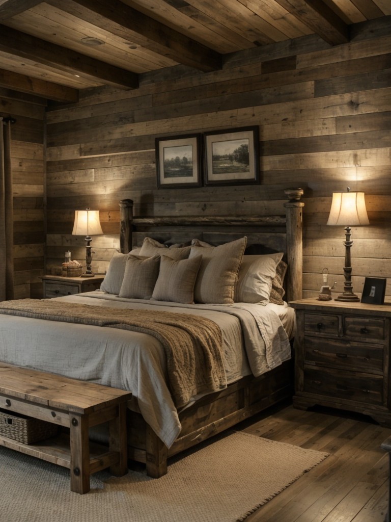 Cozy Rustic Cottage Bedroom Ideas: Embrace Weathered Finishes for a Vintage Feel!