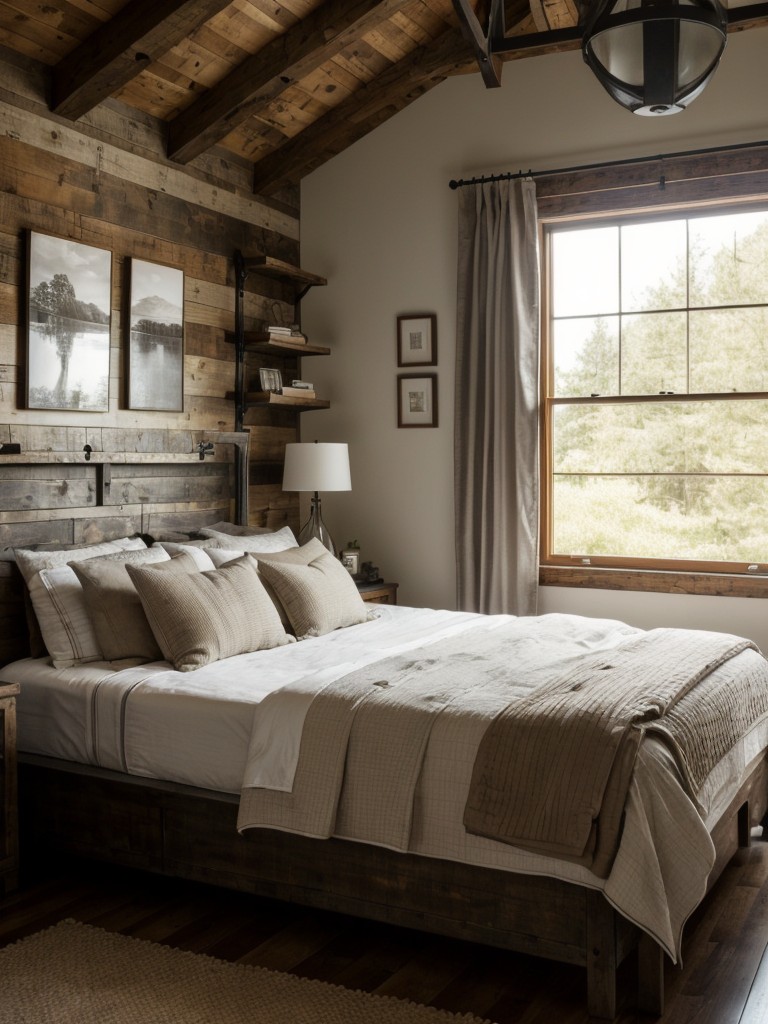 Cozy Rustic Retreat: Bedroom Design Ideas with Modern Flair