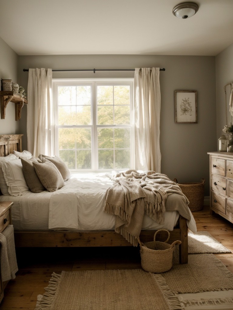 Cozy Bedroom Retreat: Rustic Cottage Vibes with Magical Lighting ?