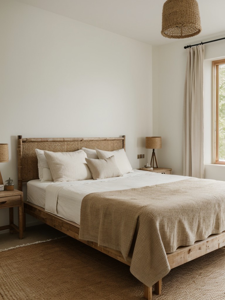 Organic Elegance: Rustic Minimalist Bedroom Decor Ideas