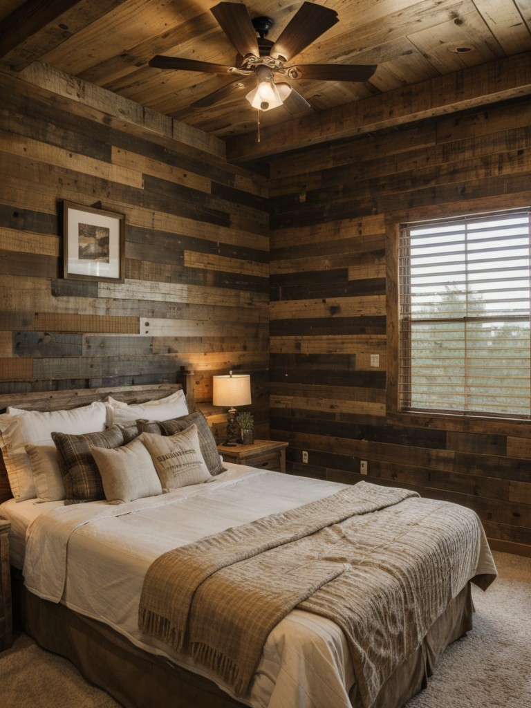 Cozy Apartment Vibes: Rustic Lodge Bedroom Decor!