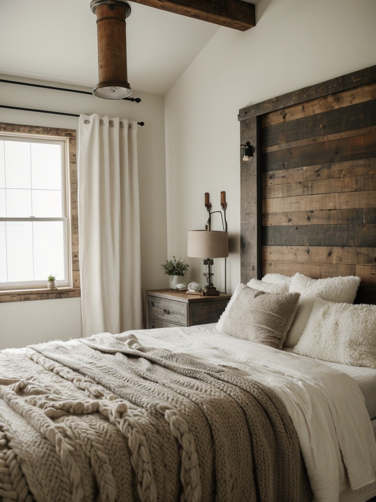 Cozy Up Your Apartment: Rustic Industrial Bedroom Ideas!