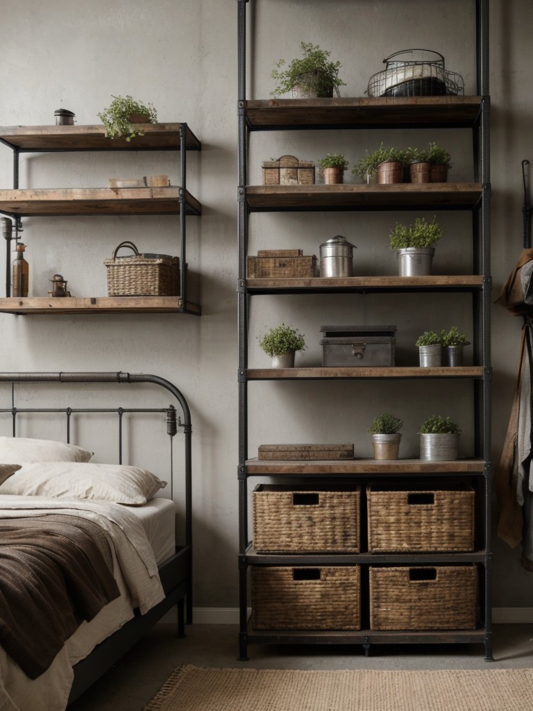 Raw & Edgy Rustic Industrial Bedroom Ideas