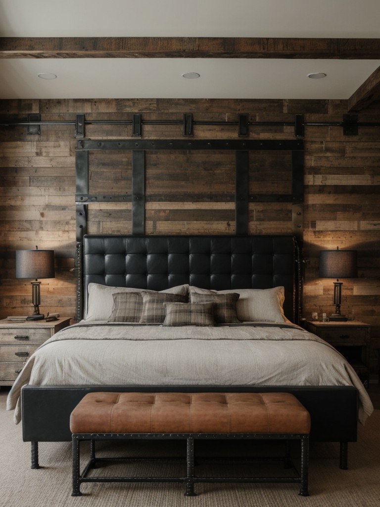 Cozy Up Your Apartment with Rustic Industrial Bedroom Ideas!