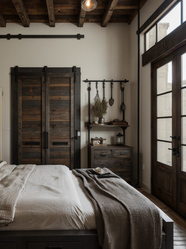 Industrial Chic: Rustic Bedroom Inspo for a Raw & Edgy Apartment