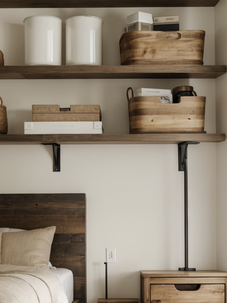 Create a Serene and Organized Bedroom with Natural Rustic Decor