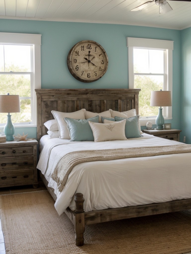 Coastal Escape: Rustic Apartment Bedroom Decor Ideas