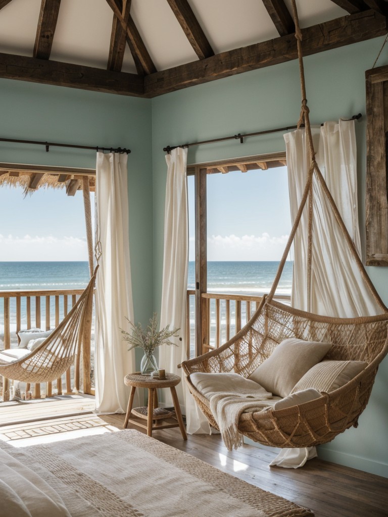 Create a Beachy Retreat with Hammock Chair Bedroom Decor