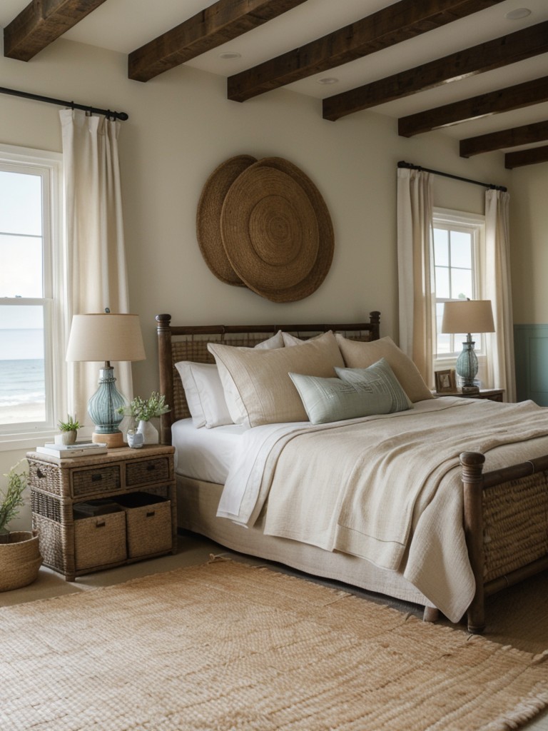 Beachy Vibes: Rustic Coastal Apartment Bedroom Ideas