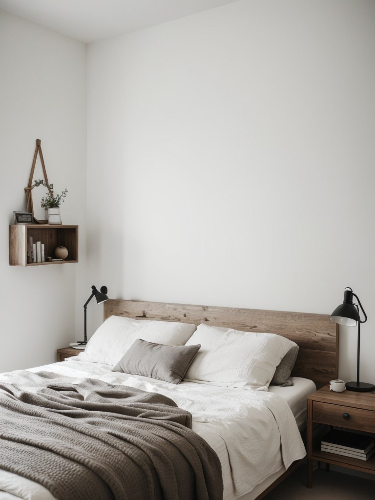 Cozy Nordic Vibes: Rustic Scandinavian Apartment Bedroom