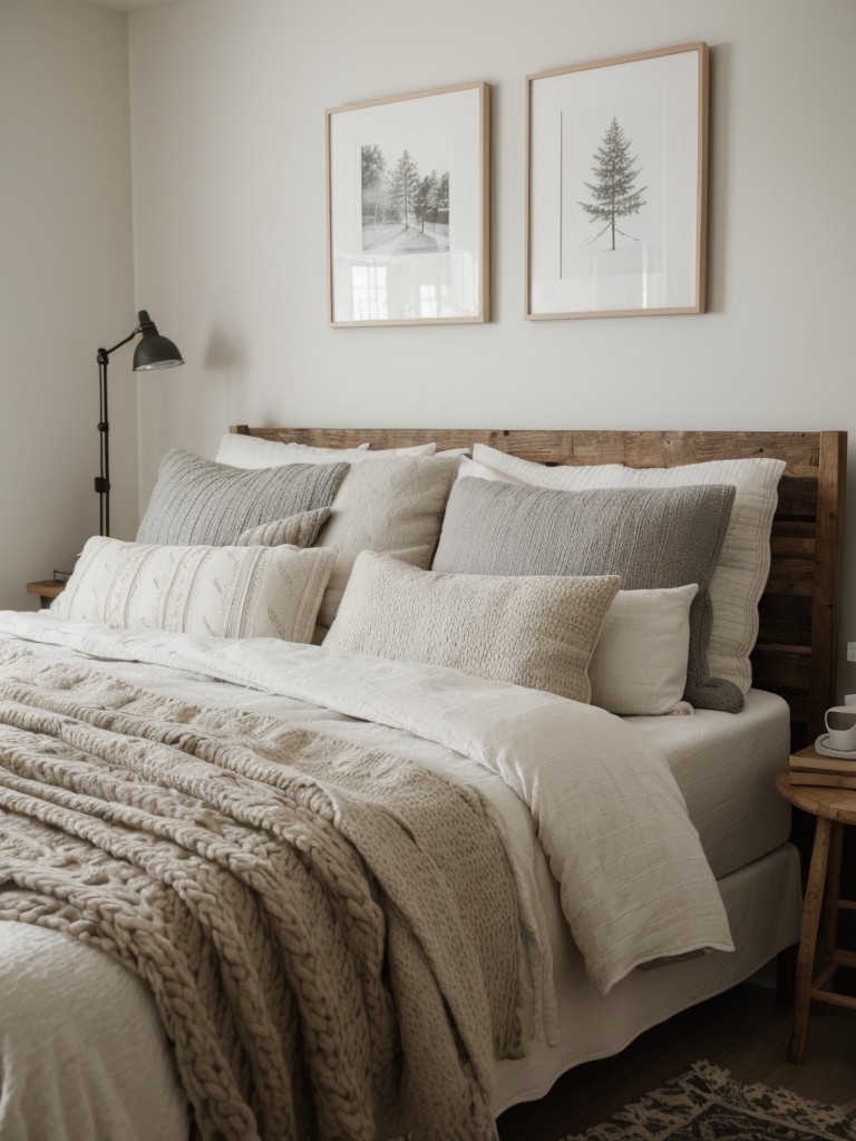 Cozy Nordic Bedroom: Rustic Scandinavian Decor