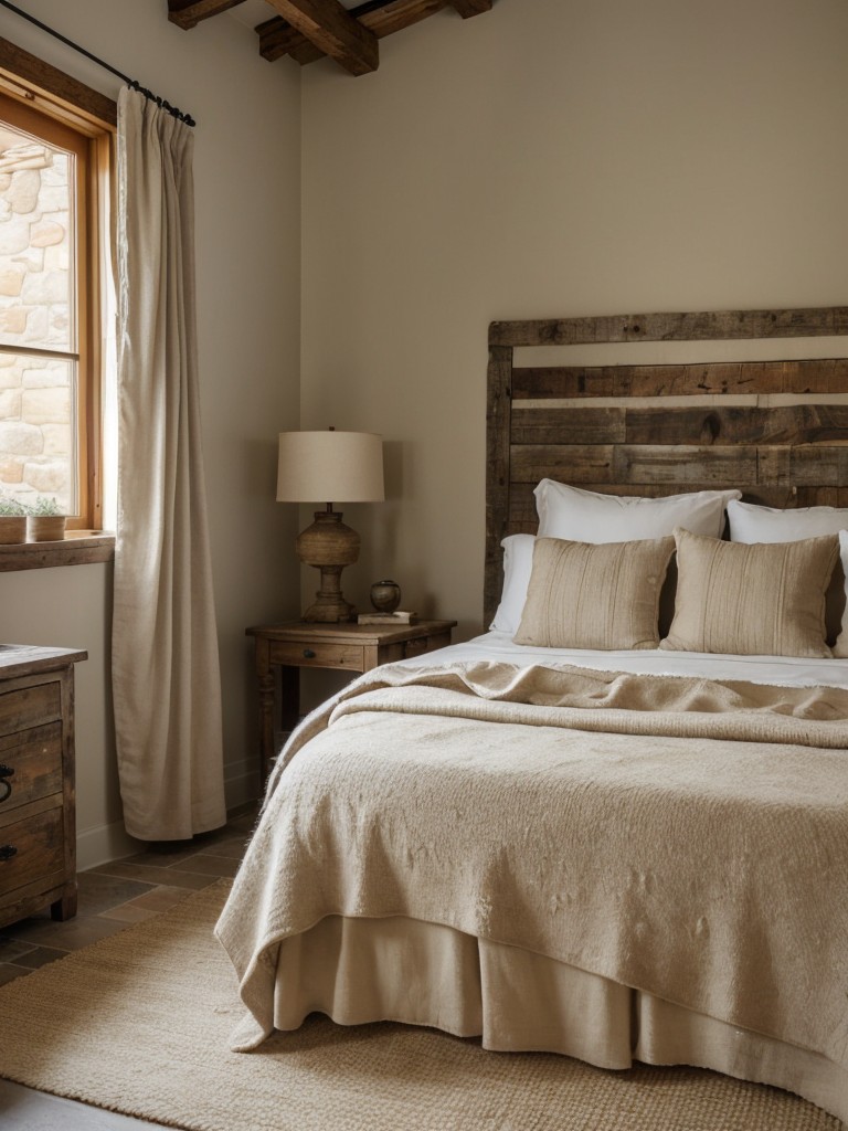 Create a Rustic Tuscan Bedroom Escape with Cozy Textiles and Warm Lighting