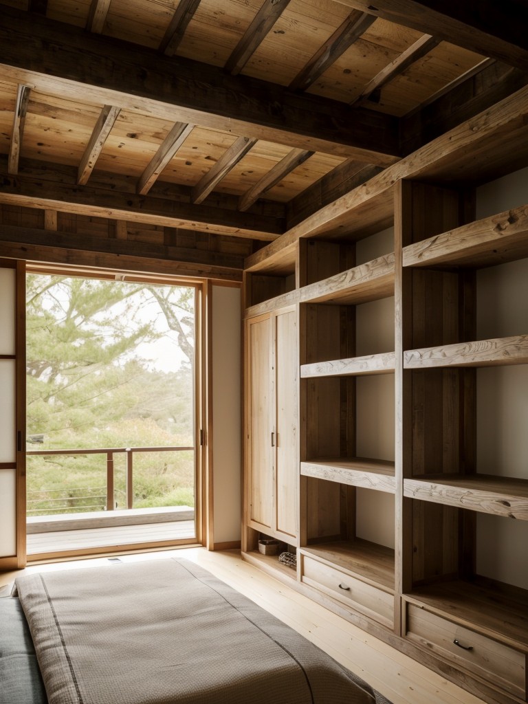 Zen-inspired Japanese bedroom decor for a clutter-free space