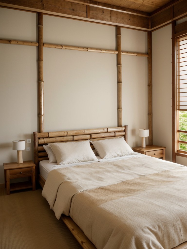 Zen-inspired rustic Japanese bedroom decor ideas for serene vibes