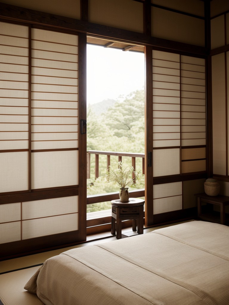 Zen Vibes: Luxurious Rustic Japanese Bedroom Decor