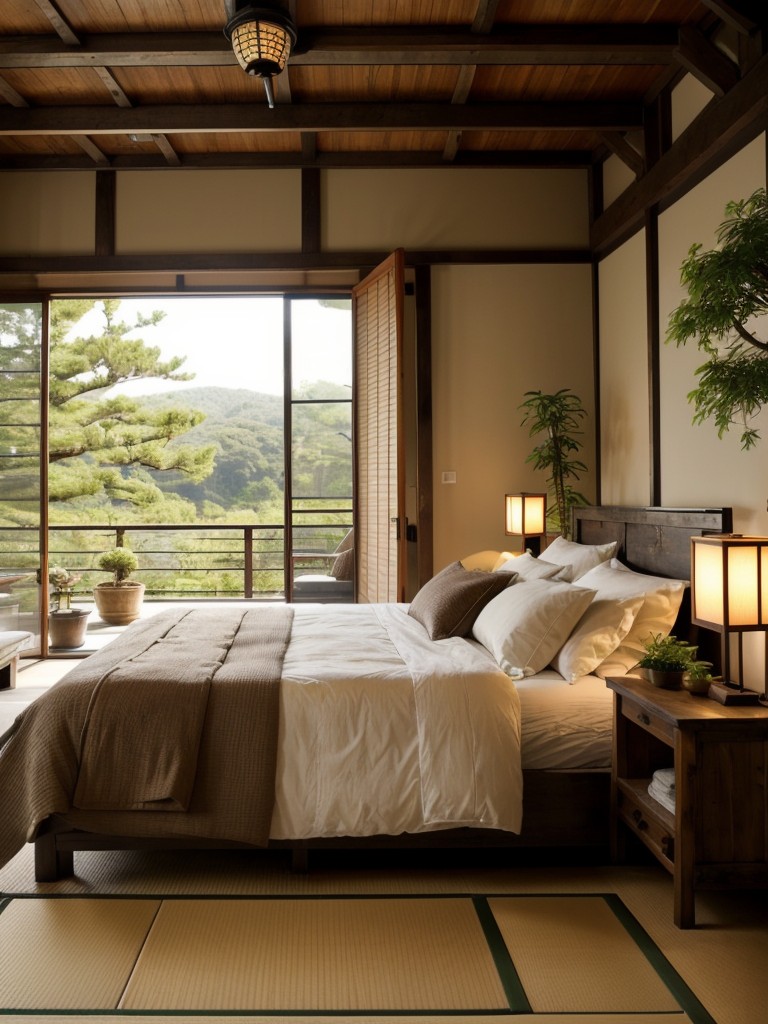 Zen Bedroom Vibes: Rustic Japanese Decor Ideas for Apartments