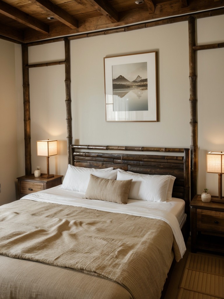 Zen Vibes: Rustic Japanese Bedroom Decor Ideas