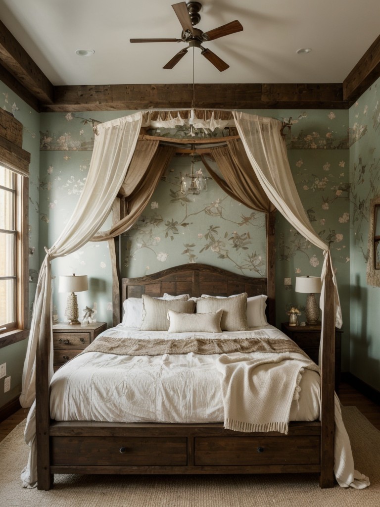 Magical Apartment Inspo: Rustic Eclectic Bedroom Ideas!