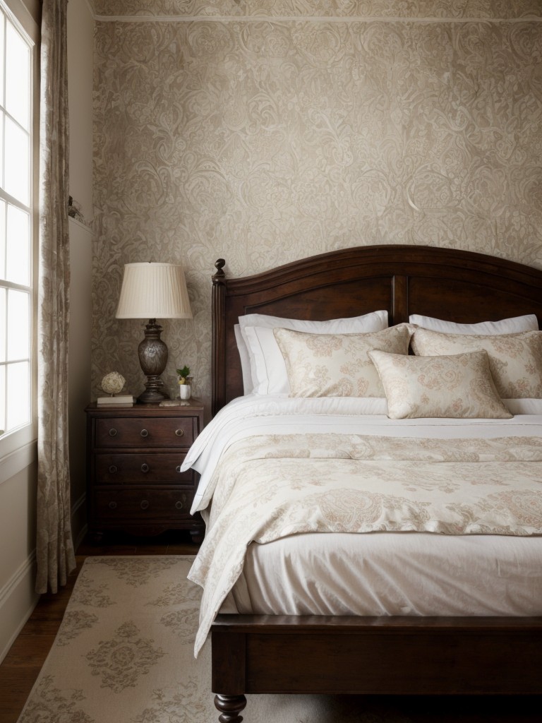 Charming Victorian Bedroom Décor with Rustic Flair