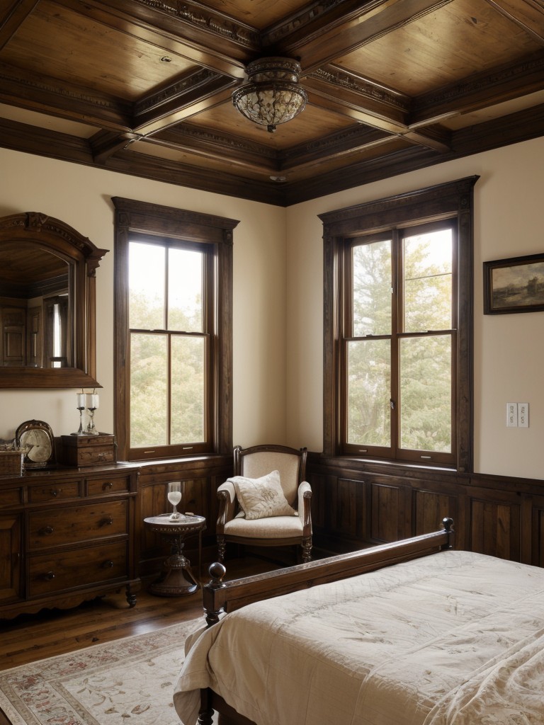 Regal Old-World Charm: Rustic Victorian Apartment Bedroom Ideas