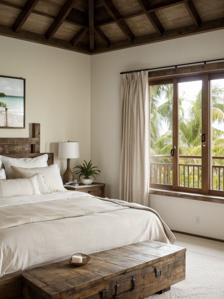 Create a Vacation-Inspired Bedroom with Rustic Tropical Vibes