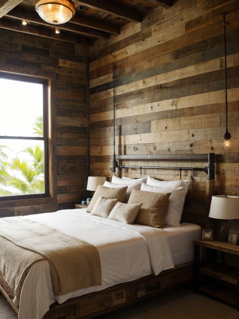 Rustic Tropical Bedroom: Vacation Vibes in Your Apartment