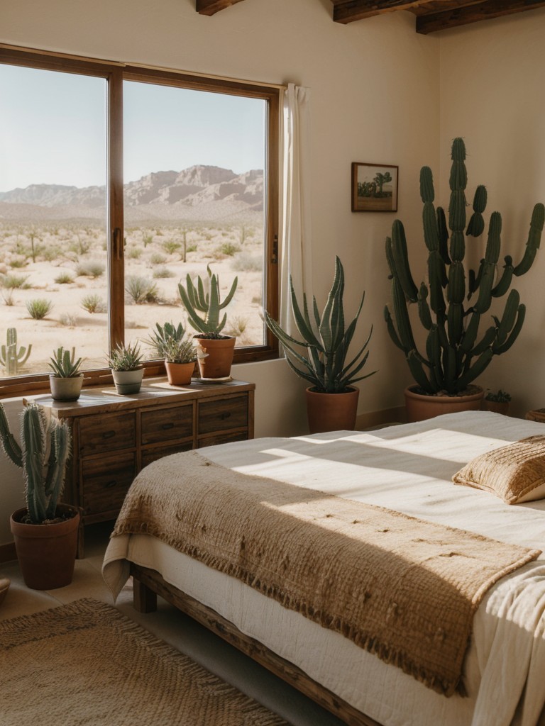 Succulent & Cacti Decor: Embrace Desert Vibes for Your Bedroom