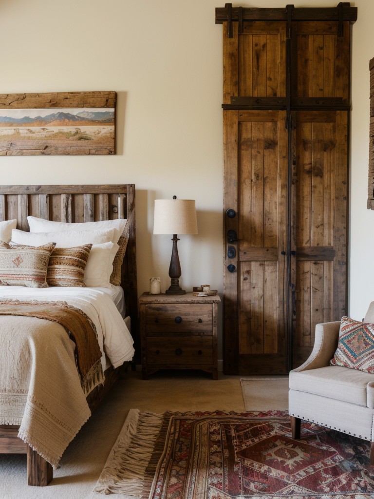 Authentic Southwestern Charm: Handcrafted Textiles & Artisan Accessories for Your Bedroom.