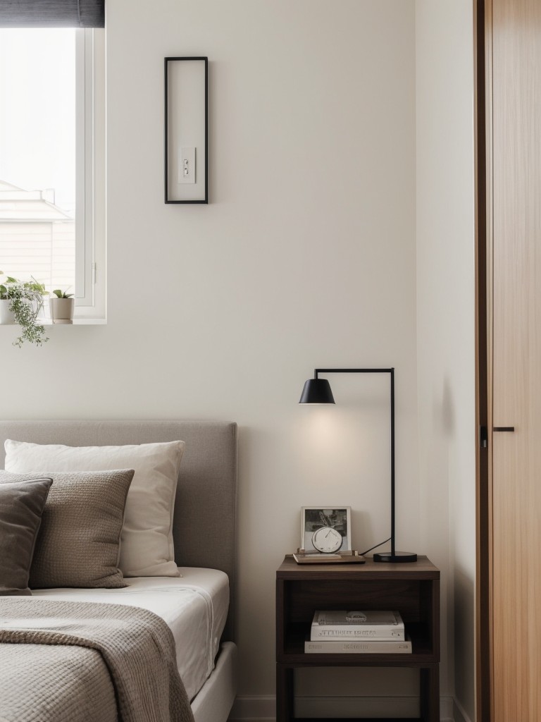 Elegant & Functional: Elevate Your Bedroom with a Minimalist Floating Shelf Bedside Table