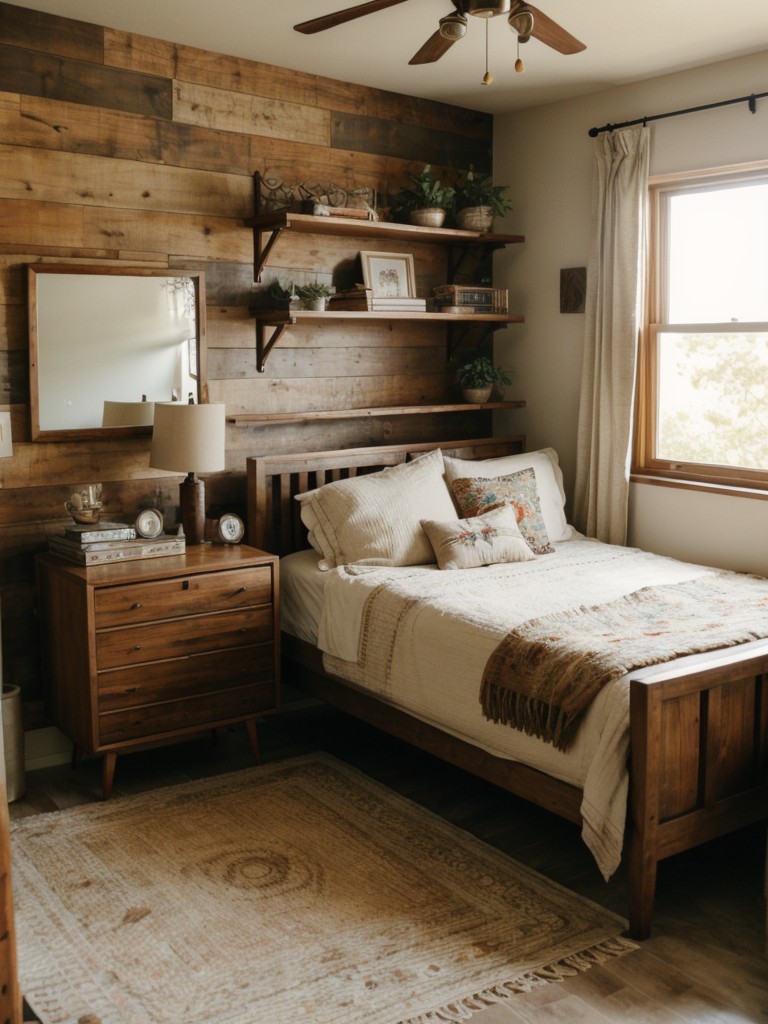 Vintage Rustic Bedroom Ideas for Bohemian Vibes