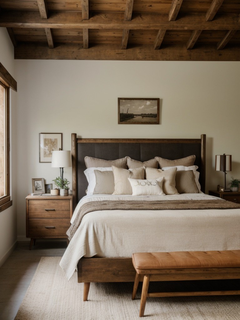 Vintage Flair for Your Apartment: Rustic Mid-Century Modern Bedroom Ideas