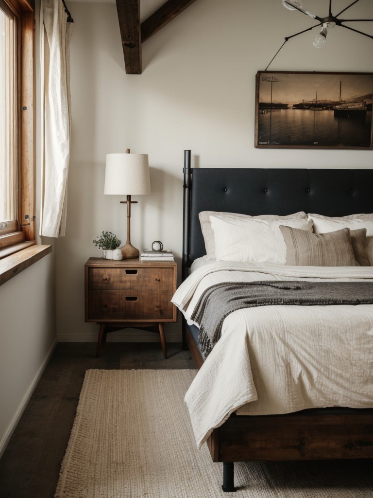 Vintage Flair for Your Apartment: Rustic Mid-Century Modern Bedroom Ideas