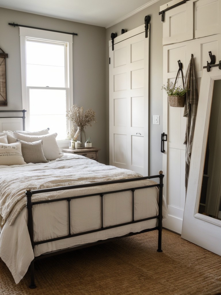 A Farmhouse Dream: Styling Your Apartment Bedroom Retreat!