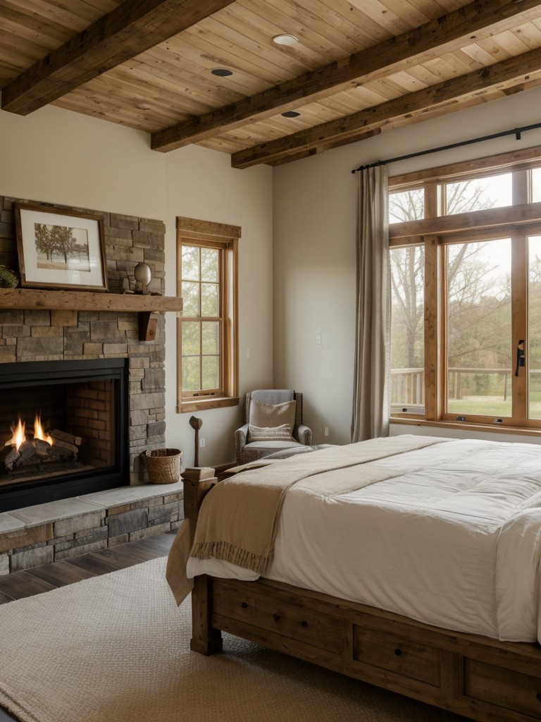 Create a Cozy Farmhouse Bedroom with Natural Accents