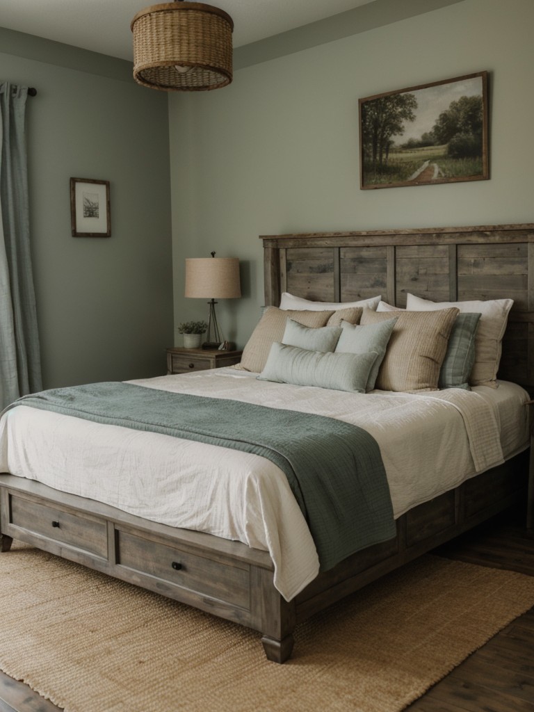 Cozy Farmhouse Bedroom: Sleep in Rustic Bliss!