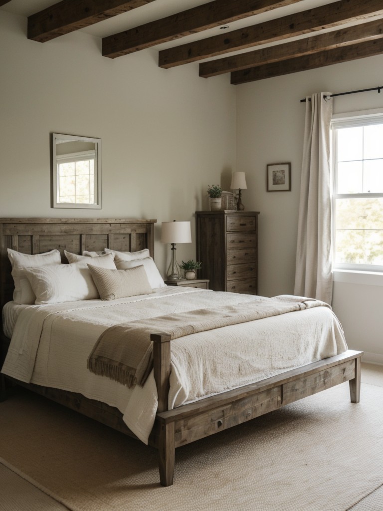 Modern Minimalist: Serene Farmhouse Bedroom Decor